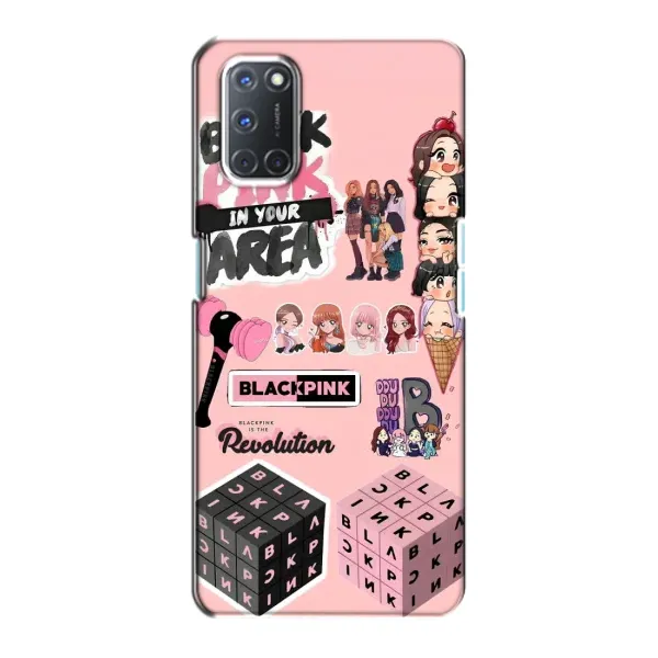 Чехол с рисунком «BLACK PINK коллаж» для OPPO A72