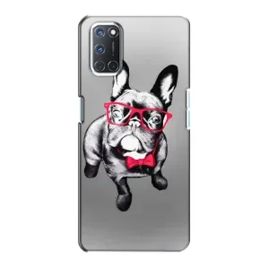 Чохол (ТПУ) Милі песики для Oppo A72 (Бульдог в окулярах)