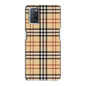 Чехол с рисунком «Burberry стиль» для OPPO A72