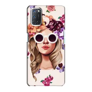 Чехол с картинкой Модные Девчонки Oppo A72 (Девушка в очках)