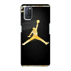 Силиконовый Чехол Nike Air Jordan на Оппо А72 (Джордан 23)