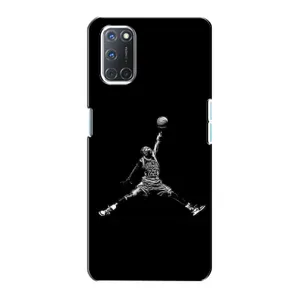 Силиконовый Чехол Nike Air Jordan на Оппо А72 (Джордан)