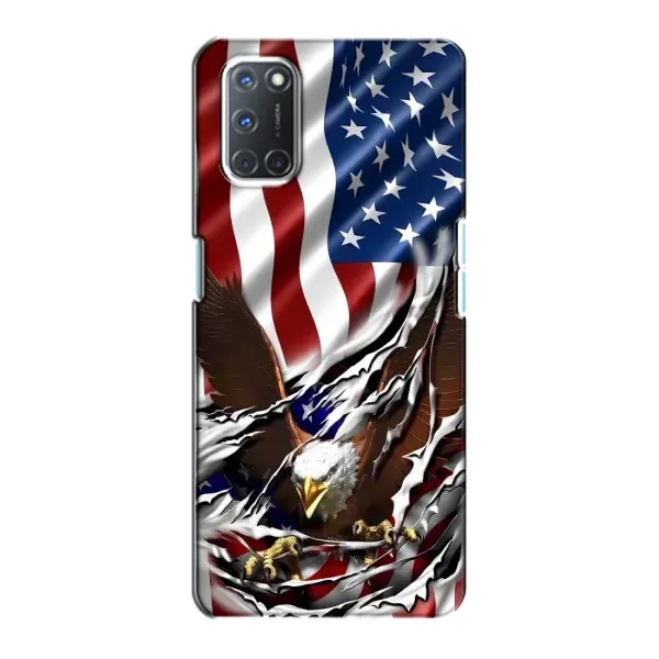 Чехол с рисунком «Флаг USA» для OPPO A72