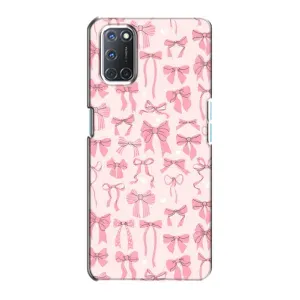 Чехол банты для Oppo A72 (Фон бантики)