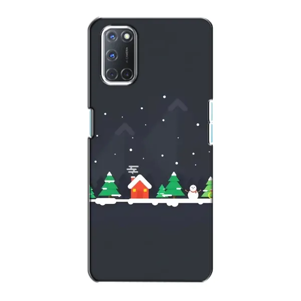 Чехол с рисунком «Город зимний» для OPPO A72 Чехол с рисунком «Город зимний» для OPPO A72