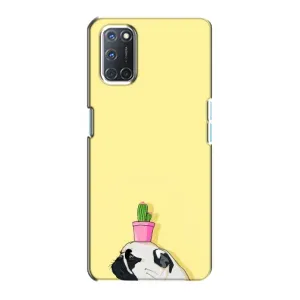 Бампер для Oppo A72 з картинкою "Песики" (Кактус на голові)