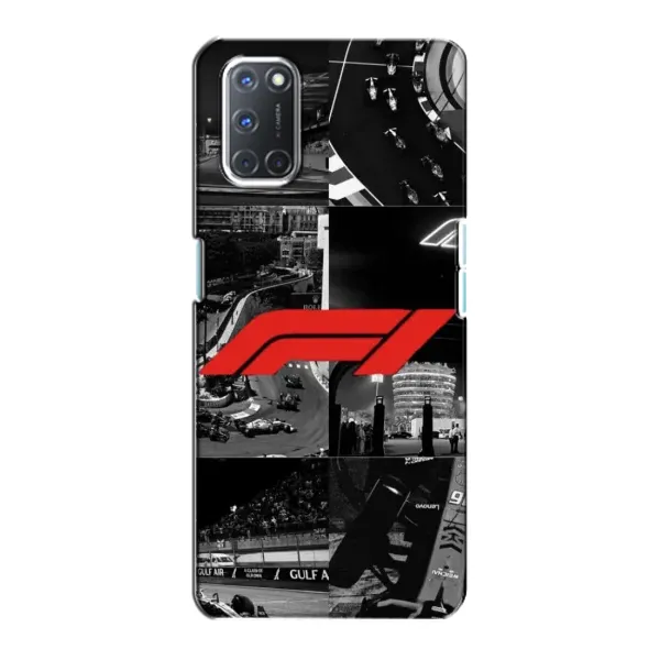 Чехол с рисунком «Коллаж Формула 1» для OPPO A72 Чехол с рисунком «Коллаж Формула 1» для OPPO A72