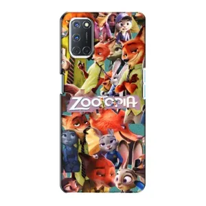 Силиконовый чехол с принтом Зоотрополіс для Oppo A72 (Коллаж героев)