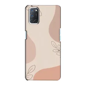 Чохол квітковий дизайн для Oppo A72 (Кориневий фон)
