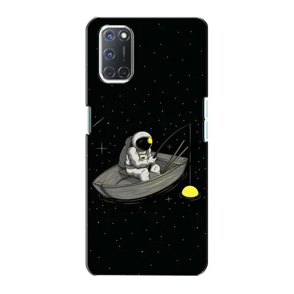 Чехол с рисунком «Космонавт на рыбалке» для OPPO A72 Чехол с рисунком «Космонавт на рыбалке» для OPPO A72