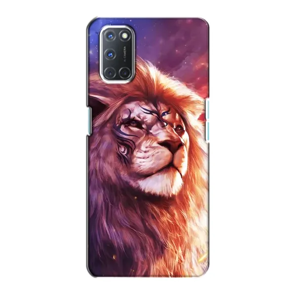 Чехол с рисунком «Красочный ЛЕВ» для OPPO A72 Чехол с рисунком «Красочный ЛЕВ» для OPPO A72