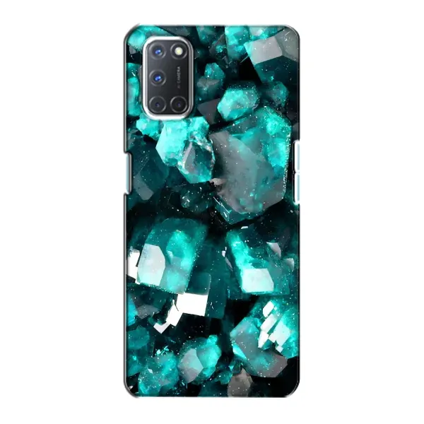 Чехол с рисунком «Кристалы» для OPPO A72