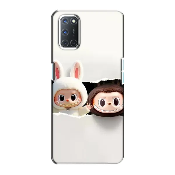 Чехол с рисунком «Фигурки Labubu» для OPPO A72 Чехол с рисунком «Фигурки Labubu» для OPPO A72