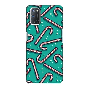 Силіконовий бампер на різдво для Oppo A72 (Льодяники)