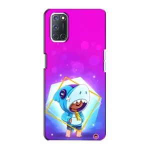 Чохол Бравл Старс для Oppo A72 (Леон у костюмі Акули)