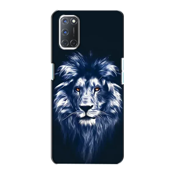 Чехол с рисунком «Лев - синий» для OPPO A72 Чехол с рисунком «Лев - синий» для OPPO A72