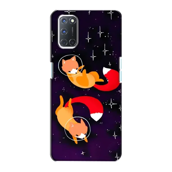 Чехол с рисунком «Лисы» для OPPO A72 Чехол с рисунком «Лисы» для OPPO A72