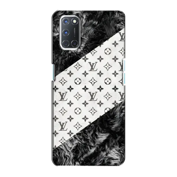 Чехол с рисунком «LV на белом» для OPPO A72