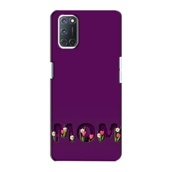 Чехол с рисунком «Мама с цветами» для OPPO A72