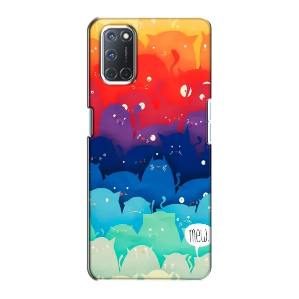 Чехол с рисунком «Mew» для OPPO A72