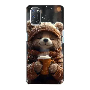 Друкований чохол 'Звірята з кавою' для Oppo A72 (Ведмедик з кавою)
