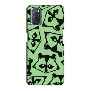 Силіконовий Чохол з Энотами на Oppo A72 (Мордочки Єнота)