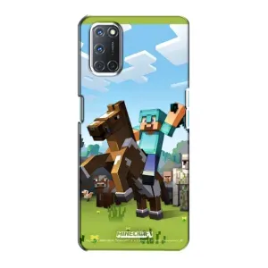 Чохли для Oppo A72 (Персонажі МайнКрафт) (На коні)
