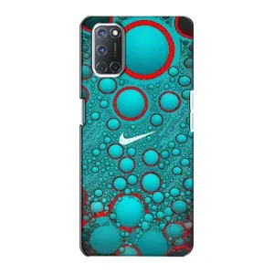 Силиконовый Чехол на Oppo A72 с картинкой Nike (Найк зеленый)