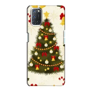 Чохол новорічна ялинка на Oppo A72 (Новорічний принт)