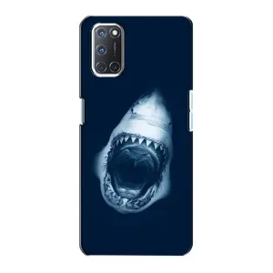 Силіконовий бампер з картинкою звірів для Oppo A72 (Пащу Акули)