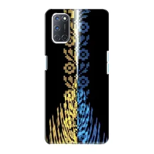 Силиконовый Чехол на Oppo A72 (Патриотическая вышиванка)