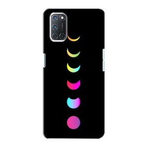 Чохол (ТПУ) з планетами на Oppo A72 (Повнолуння)
