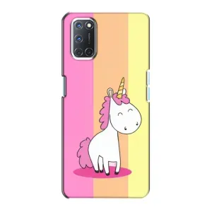 Чехол Unicorn на Oppo A72 (Радужный Единорог)