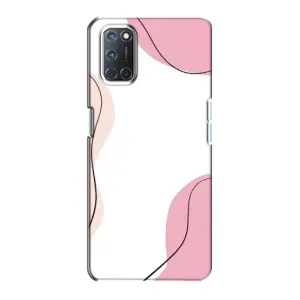 Чохол квітковий дизайн для Oppo A72 (Рожевий фон)