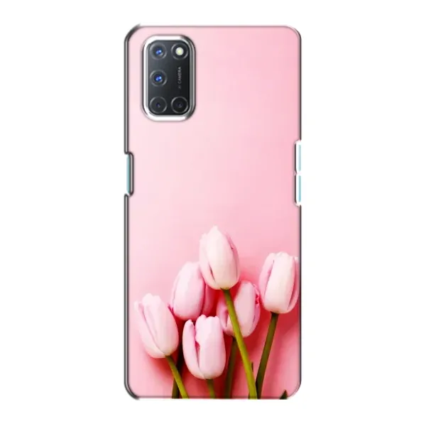 Чехол с рисунком «Розовые тюльпаны» для OPPO A72 Чехол с рисунком «Розовые тюльпаны» для OPPO A72