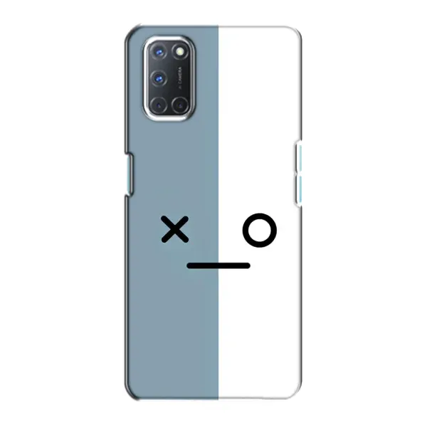 Чехол с рисунком «Серо-белый» для OPPO A72 Чехол с рисунком «Серо-белый» для OPPO A72