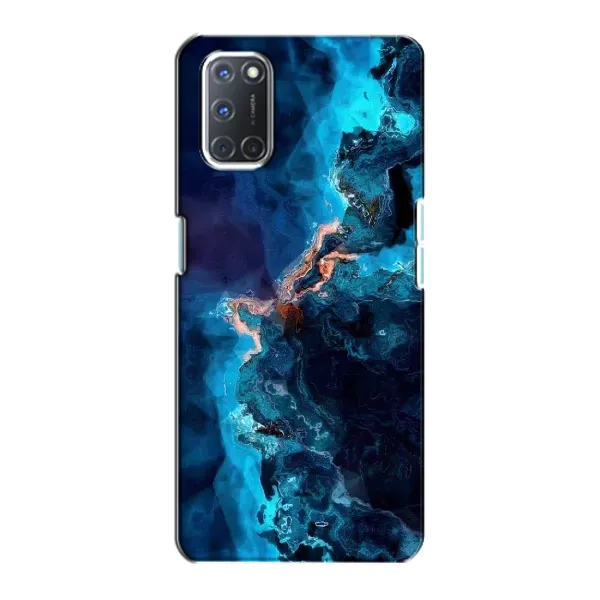 Чехол с рисунком «Синий мрамор» для OPPO A72 Чехол с рисунком «Синий мрамор» для OPPO A72