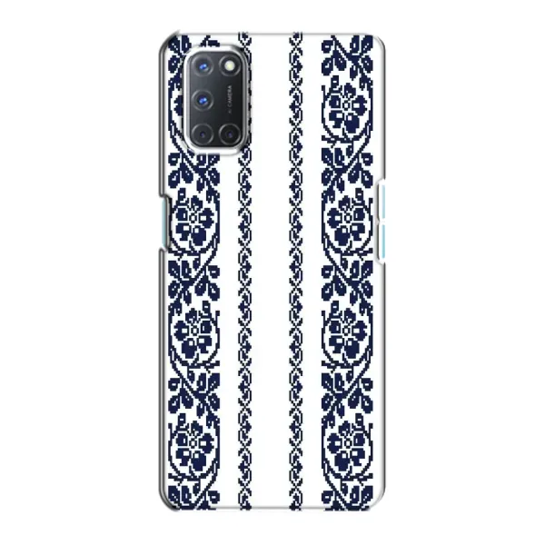 Чехол с рисунком «Синяя вышиванка» для OPPO A72 Чехол с рисунком «Синяя вышиванка» для OPPO A72
