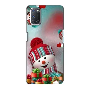 Чохли на Новий Рік Oppo A72 (Сніговик в шапці)