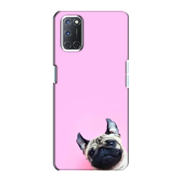 Чехол с рисунком «Собака на розовом» для OPPO A72 Чехол с рисунком «Собака на розовом» для OPPO A72
