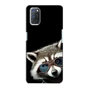 Силіконовий Чохол з Энотами на Oppo A72 (Стильний Єнот)