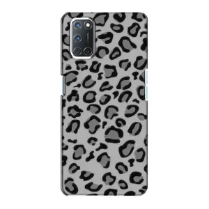 Чехол с леопардовым принтом на Oppo A72 (Темный леопрад)