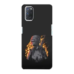 Чохол з картинкою "Герой Pubg" на Oppo A72 (В полум'ї)