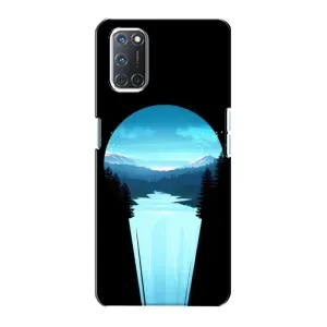 Літній Чохол на Oppo A72 (Синій Водоспад)
