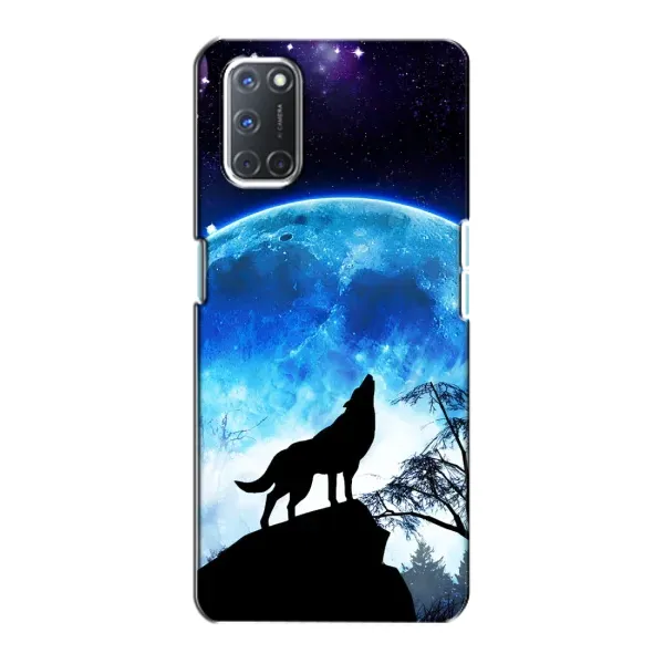 Чехол с рисунком «Воет на луну» для OPPO A72 Чехол с рисунком «Воет на луну» для OPPO A72