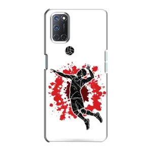 Чехлы с принтом Спортивная тематика для Oppo A72 (Волейболист)