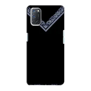 Силиконовый Чехол на Oppo A72 (Воротник вышиванки)