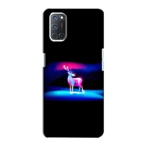 Силіконовий бампер з картинкою звірів для Oppo A72 (Яскравий олень)