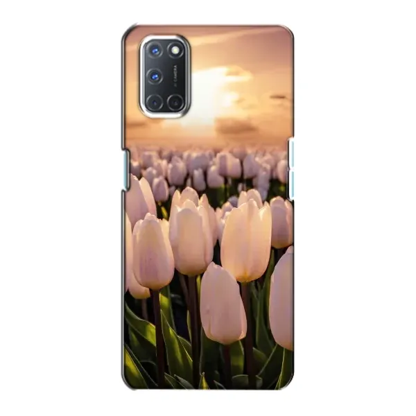 Чехол с рисунком «Закат с цветами» для OPPO A72 Чехол с рисунком «Закат с цветами» для OPPO A72