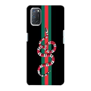 Чехлы Бренд GUCCI для Oppo A72 (Змей Гуччи)
